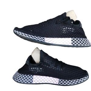 2018 Adidas Deerupt Core Black Clear Lilac Size 6.5